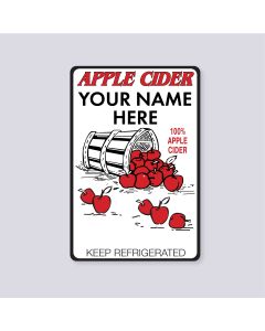 Apple Basket Cider Label