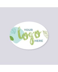 Oval Full Color Label - 2" x 2 5/8"